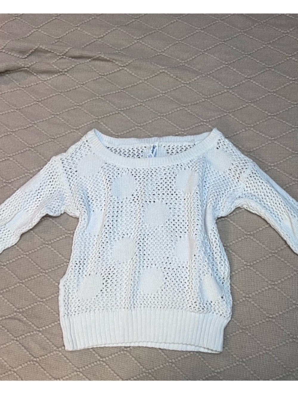 Aeropostale 100% cotton polka dot sweater
